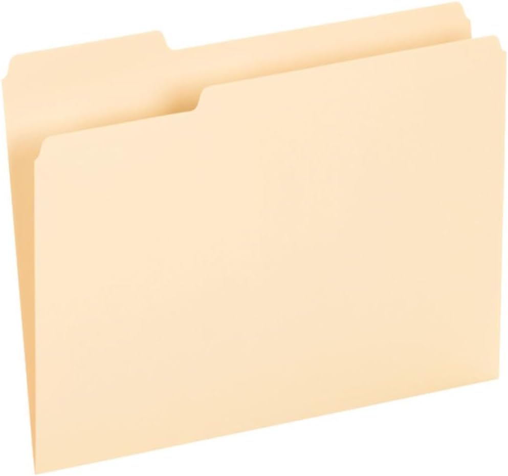 Pendaflex File Folders, Letter Size, 8-1/2" x 11", Classic Manila
