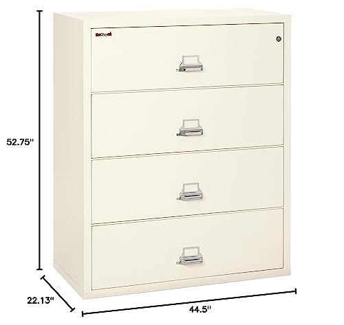FireKing Lateral 4 Drawer Legal and Letter Fire Safe File Cabinet