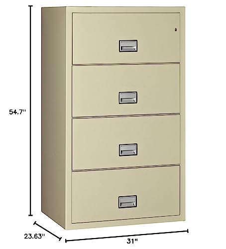 44 inch 4-Drawer Lateral Fireproof File Cabinet