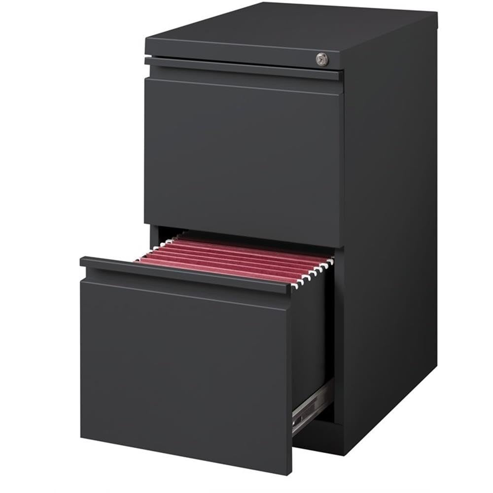 Hirsh (Set of 12) 20" Deep 2 Drawer Metal Mobile File Cabinet in Light Gray