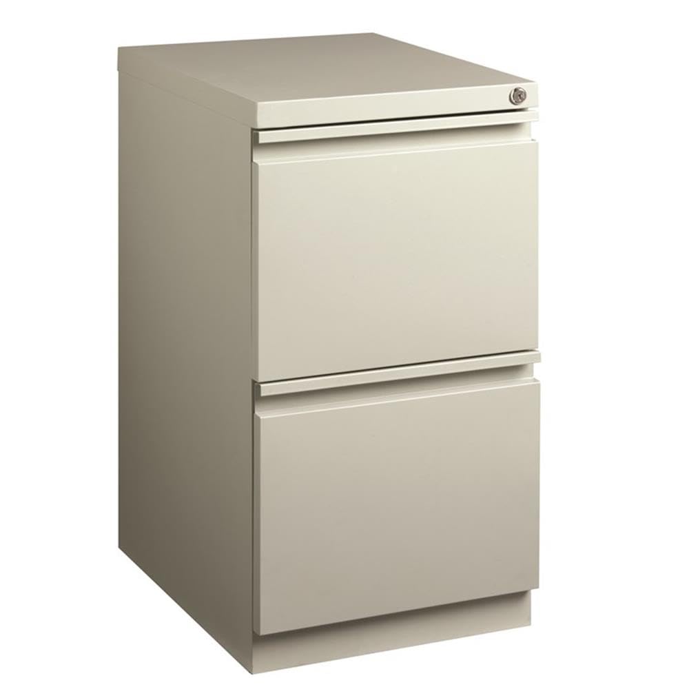 Hirsh (Set of 12) 20" Deep 2 Drawer Metal Mobile File Cabinet in Light Gray