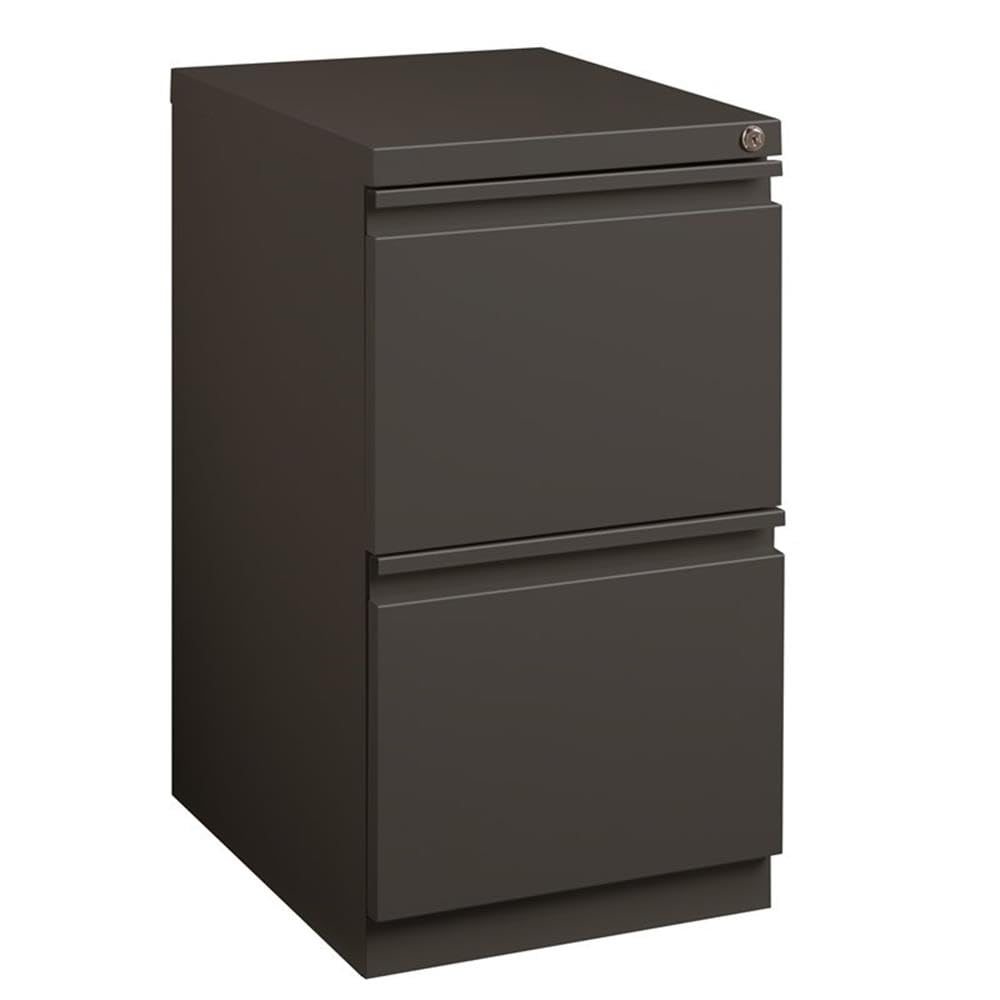 Hirsh (Set of 12) 20" Deep 2 Drawer Metal Mobile File Cabinet in Light Gray