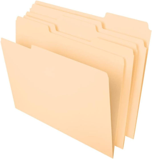Pendaflex File Folders, Letter Size, 8-1/2" x 11", Classic Manila