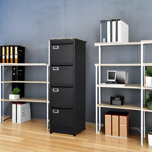 2-Drawer Vertical Locking File Cabinet, Steel, Letter Size