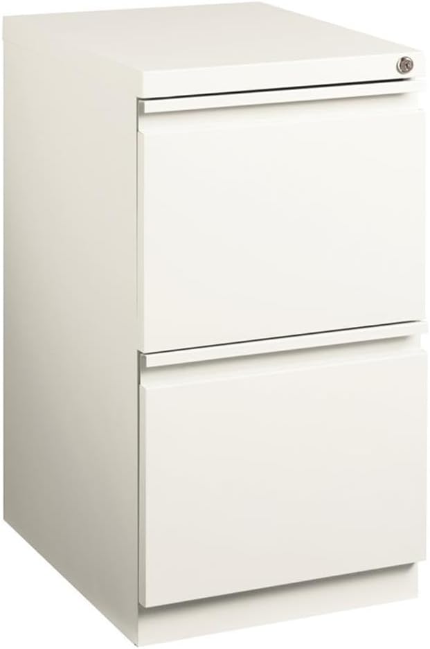 Hirsh (Set of 12) 20" Deep 2 Drawer Metal Mobile File Cabinet in Light Gray