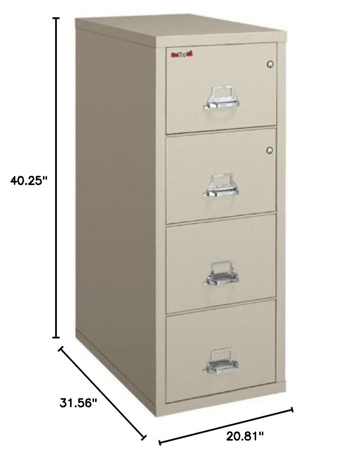 Fireking Legal Safe-in-A-File Fireproof Vertical File Cabinet