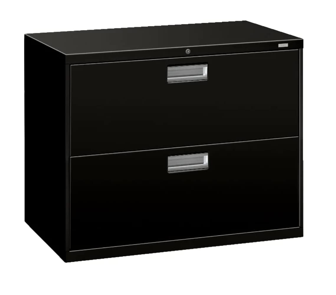 HON 2 Drawer Lateral File Cabinet with Lock, Metal Filing Cabinets