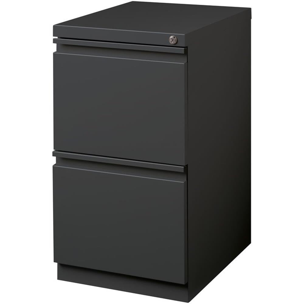 Hirsh (Set of 12) 20" Deep 2 Drawer Metal Mobile File Cabinet in Light Gray