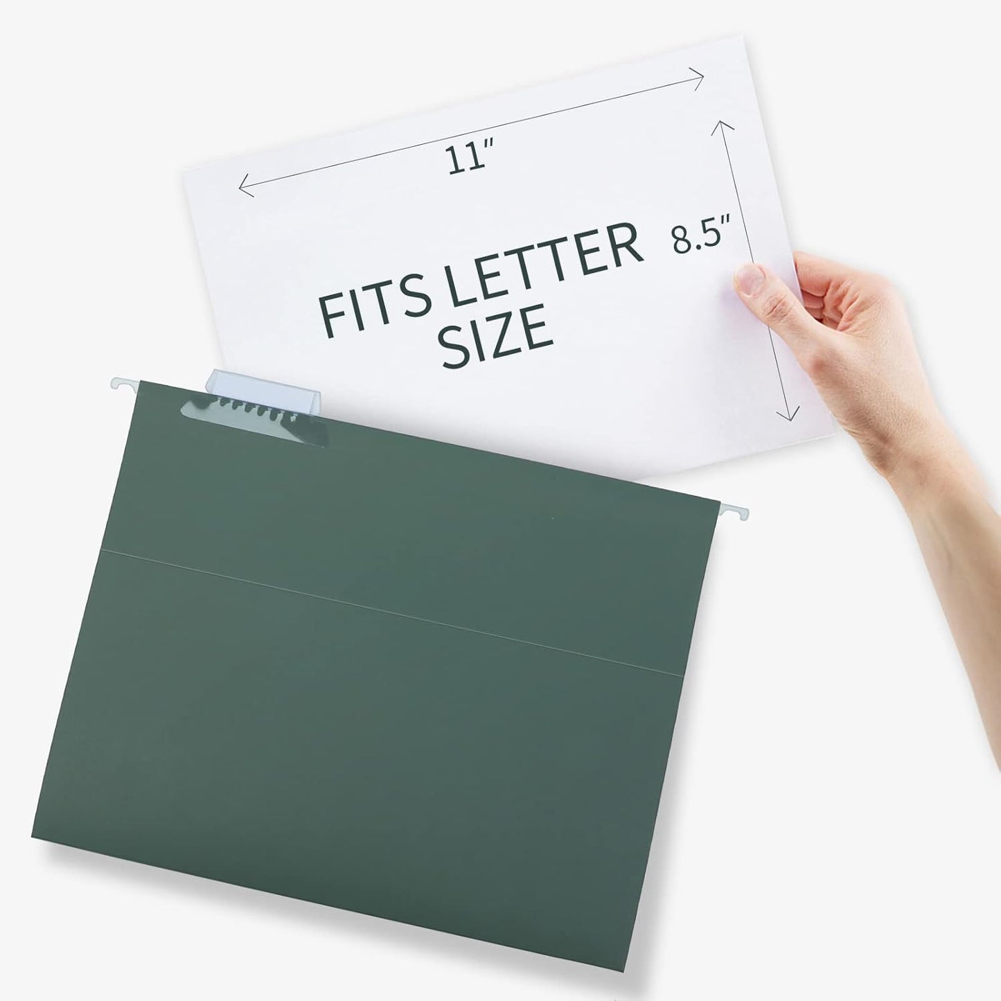 HERKKA Extra Capacity Hanging File Folders, 30 Pack