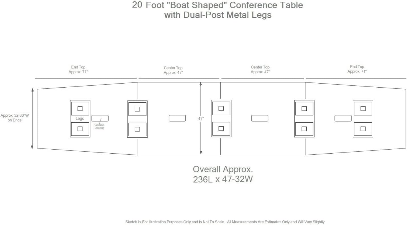 20FT Executive Conference Table