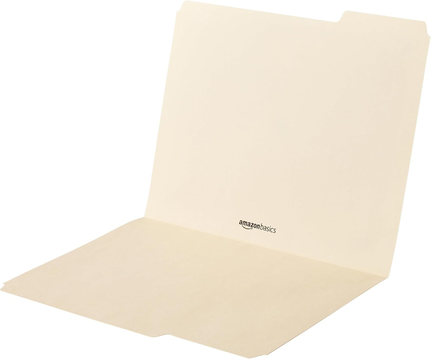 Amazon Basics File Folders with Tabs for Filing, 1/3-Cut Tab