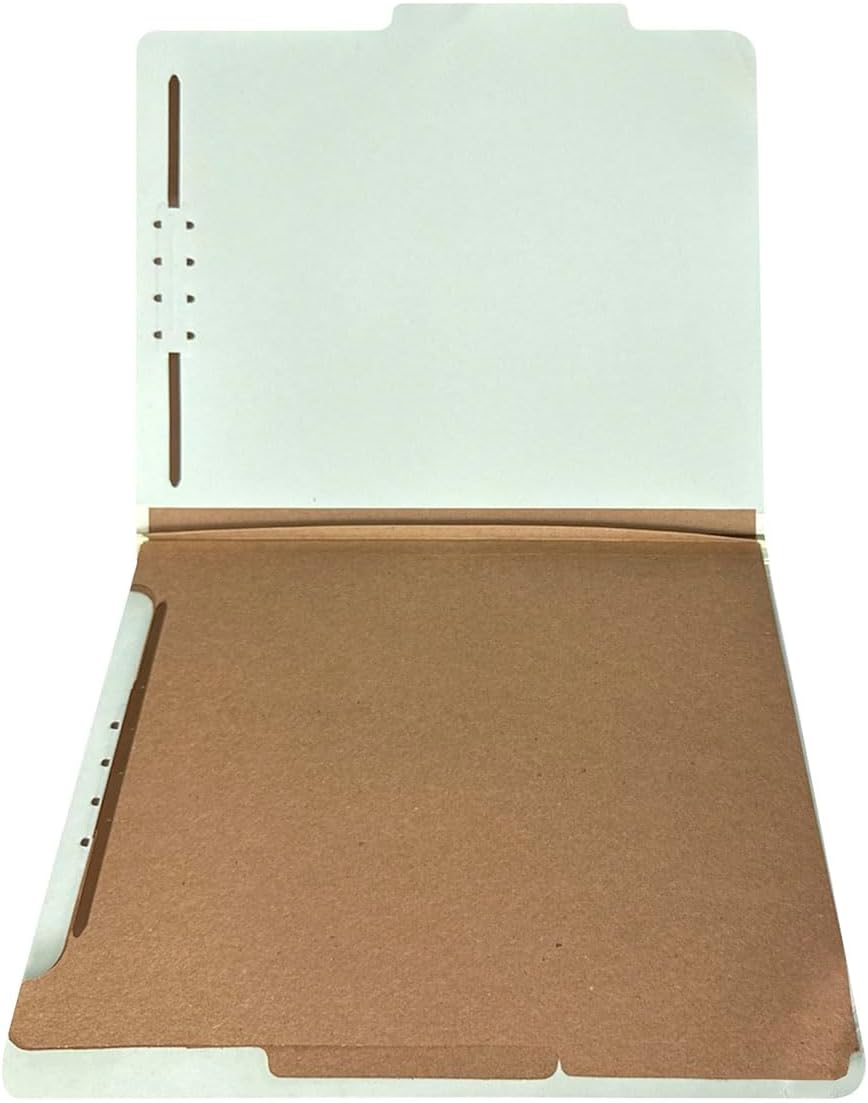 Amazon Basics Sturdy 10-Pack Letter Size Pressboard  File