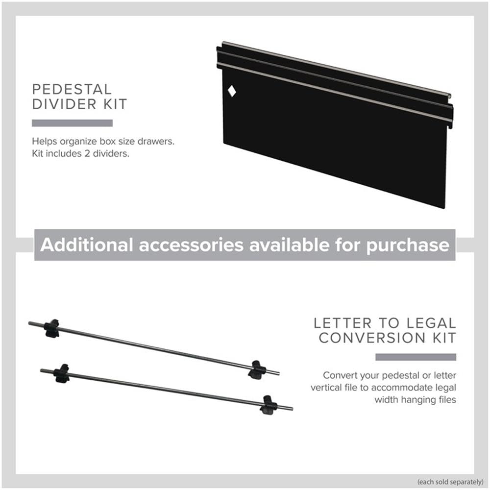 Hirsh (Set of 12) 20" Deep 3 Drawer Metal Mobile File