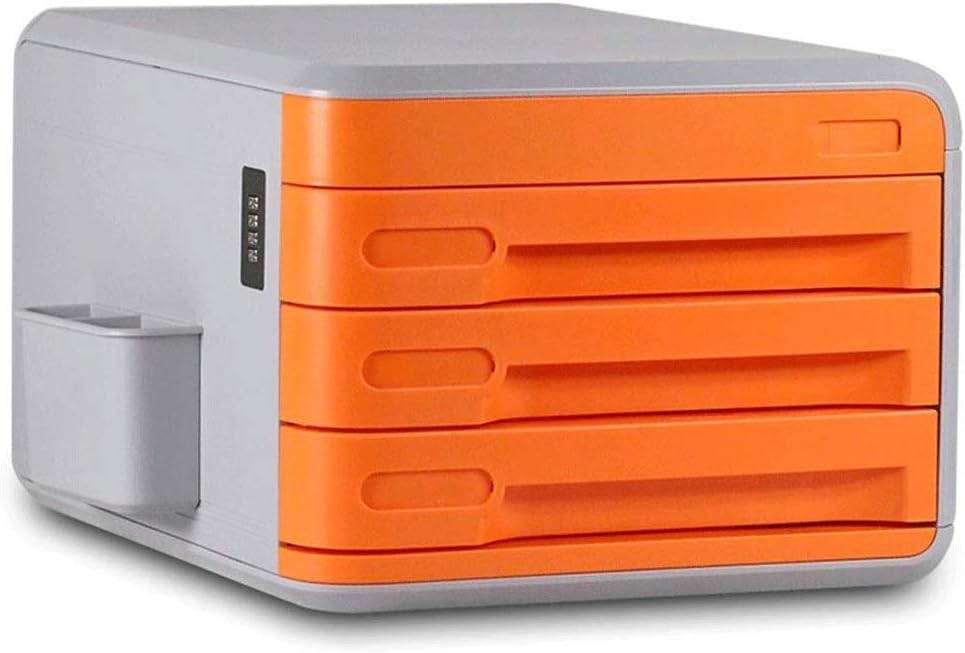 File manager- Desktop Storage Box - with Password Lock Drawer