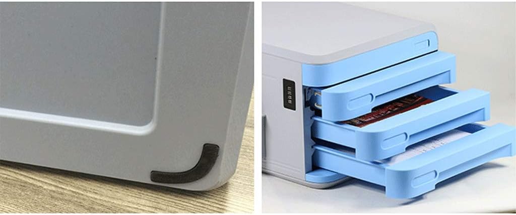 File manager- Desktop Storage Box - with Password Lock Drawer