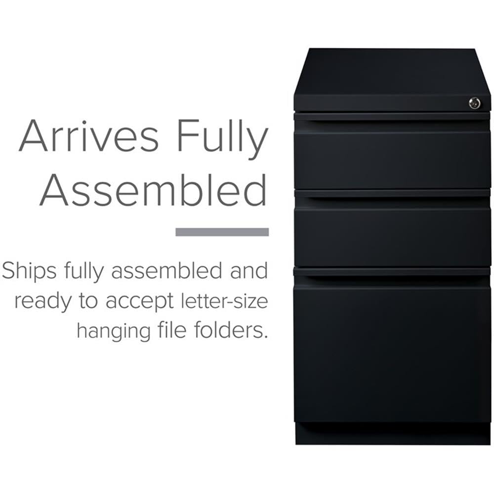 Hirsh (Set of 12) 20" Deep 3 Drawer Metal Mobile File