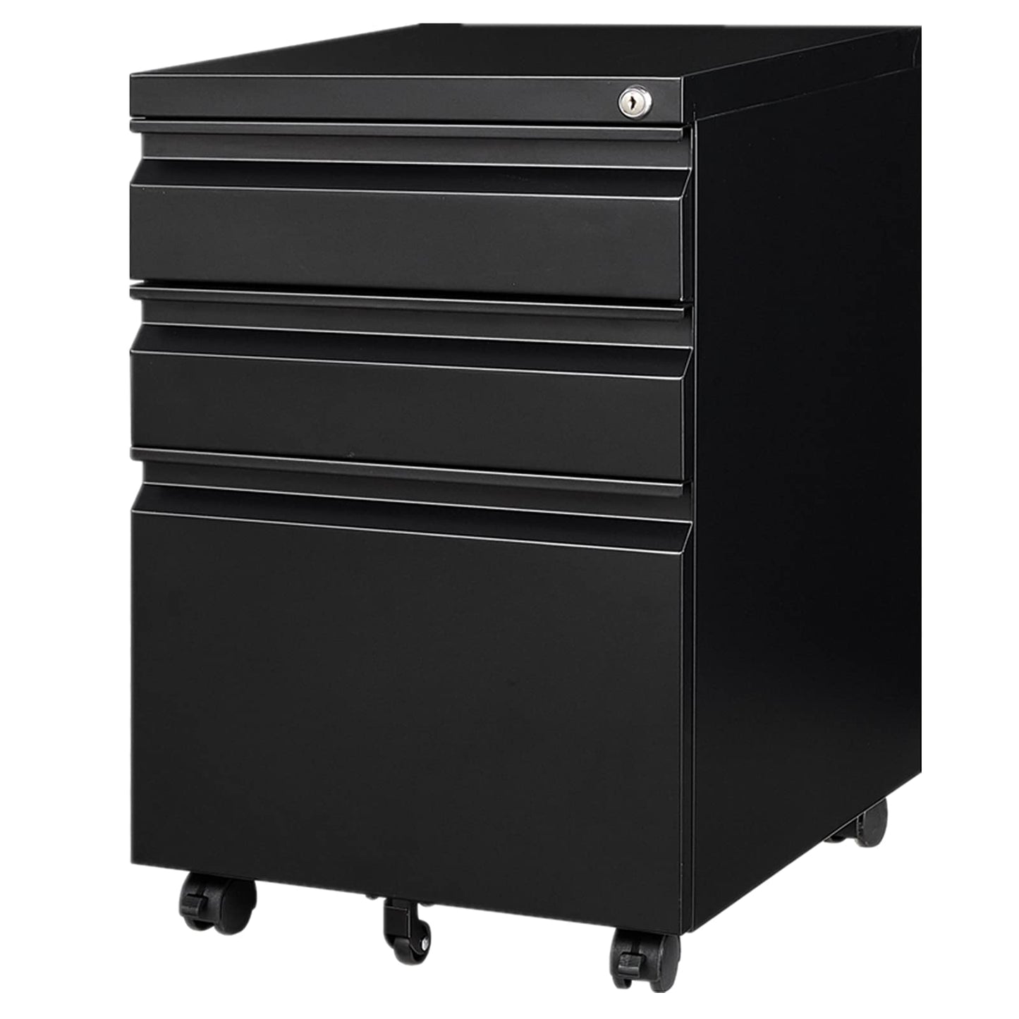 2-Drawer Vertical Locking File Cabinet, Steel, Letter Size