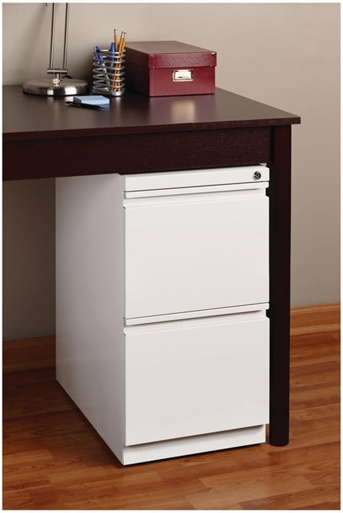 Hirsh (Set of 12) 20" Deep 2 Drawer Metal Mobile File Cabinet in Light Gray