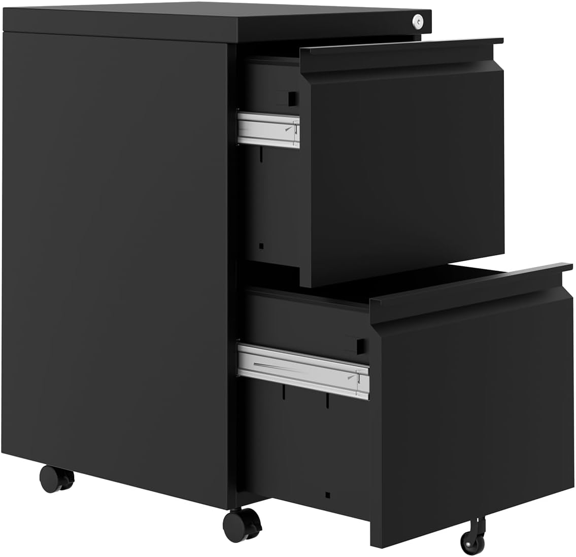 GarveeHome 3-Drawer Mobile File Cabinet with Lock Keys