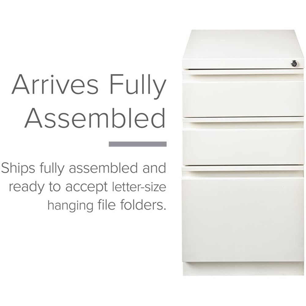 Hirsh (Set of 12) 20" Deep 3 Drawer Metal Mobile File
