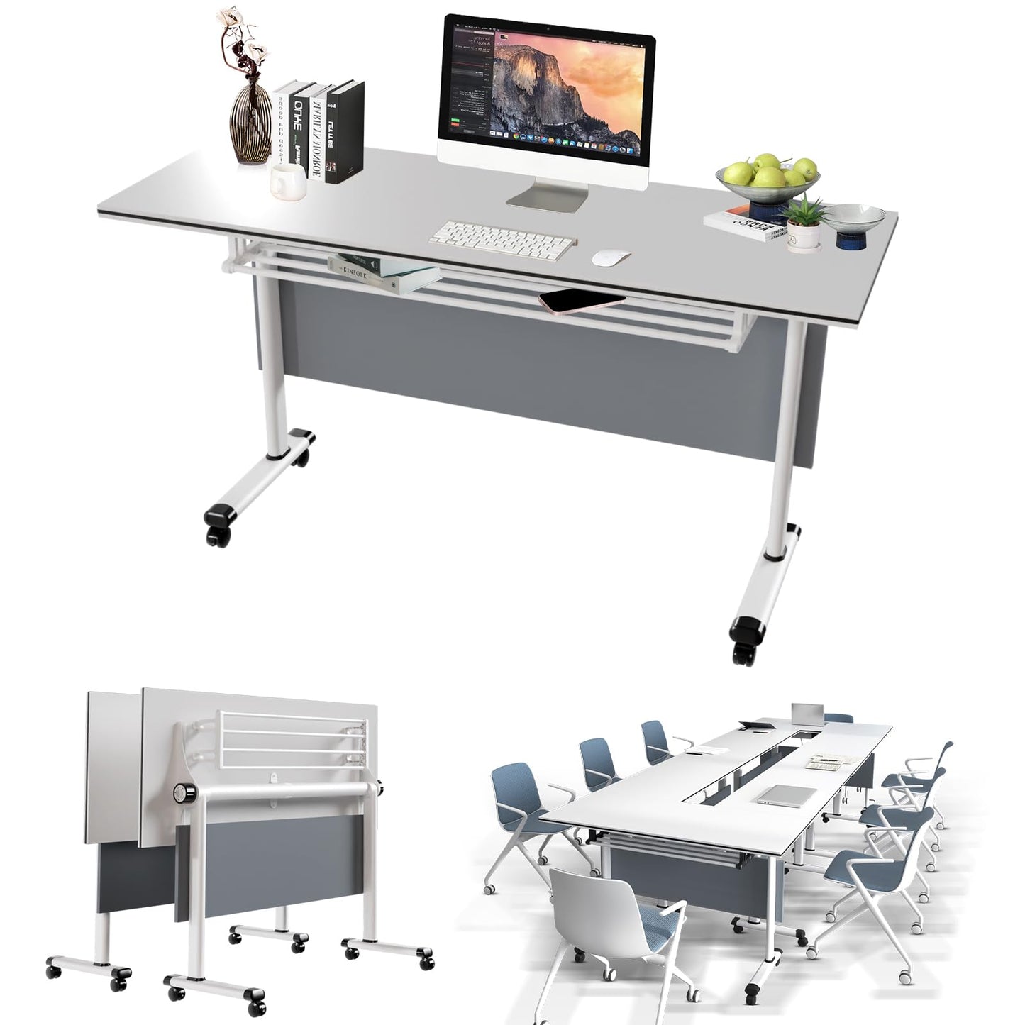10PCS Folding Conference Tables