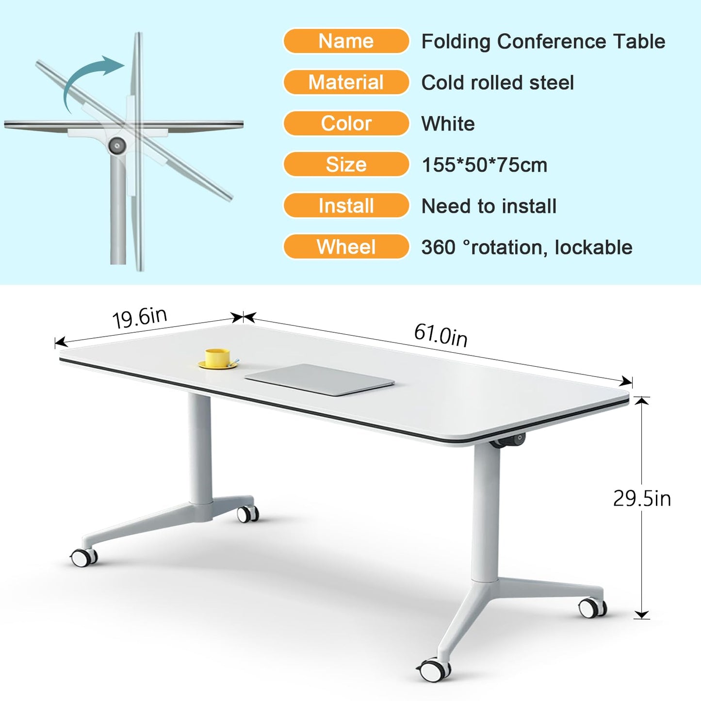 Foldable Conference Table