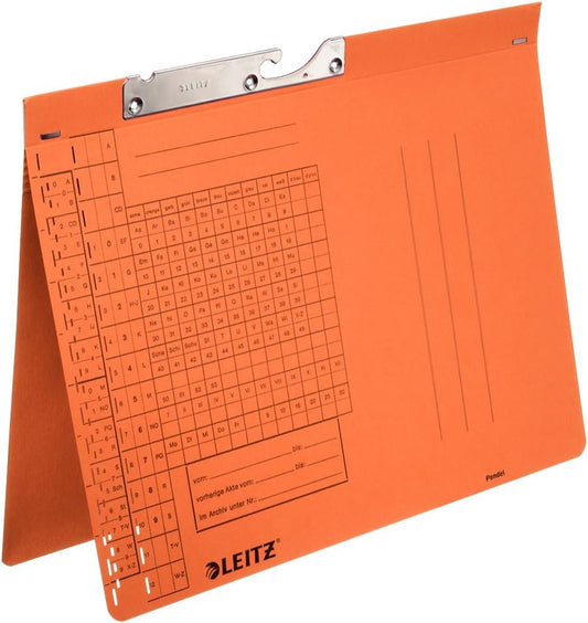 Leitz 20940045 - hanging folders & accessories (Orange, A4, Cardboard)