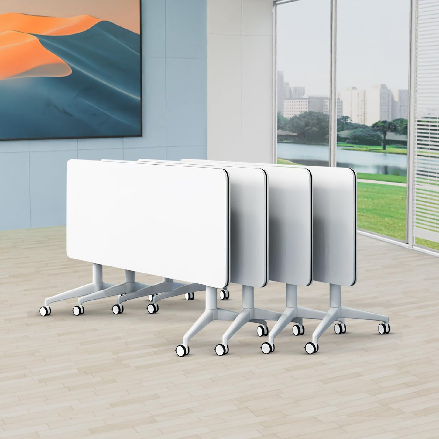 Mobile Folding Conference Table