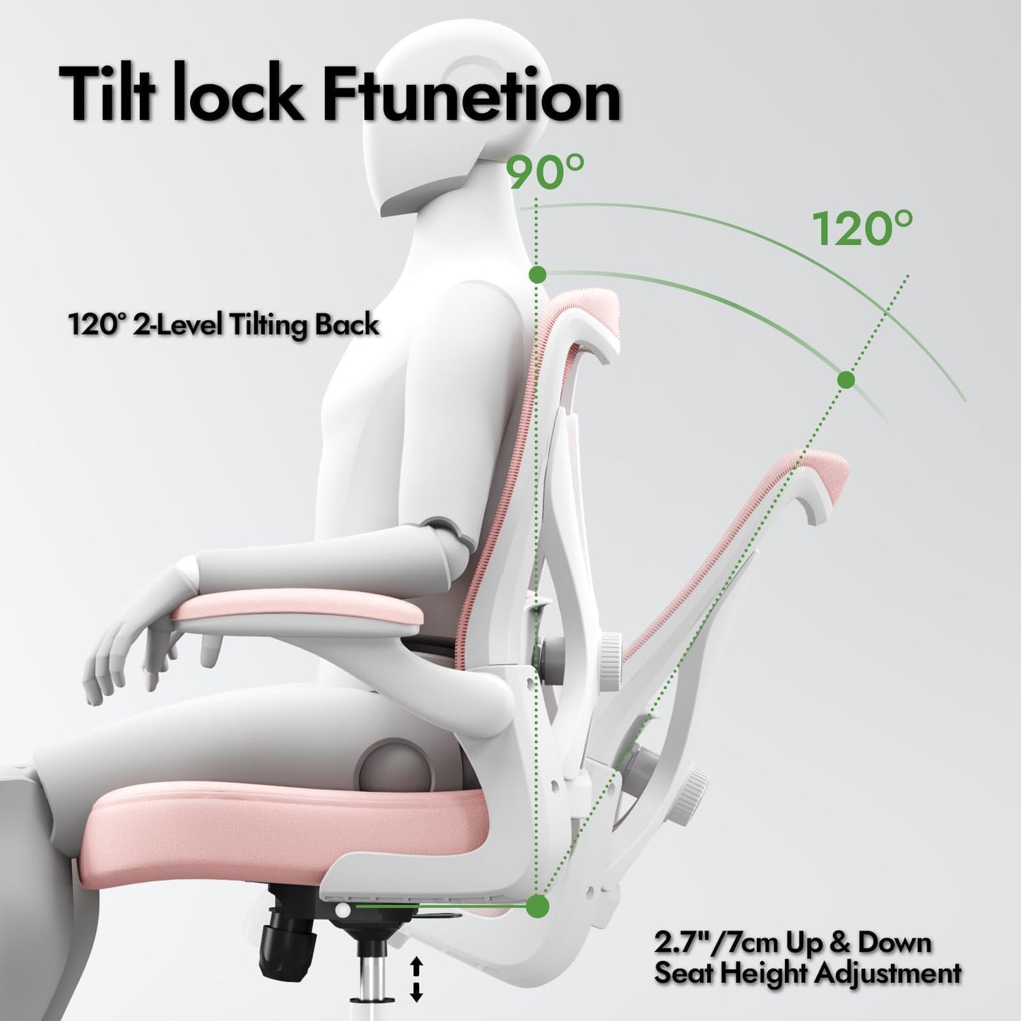 X-Shaped Ergonomic Office Chair