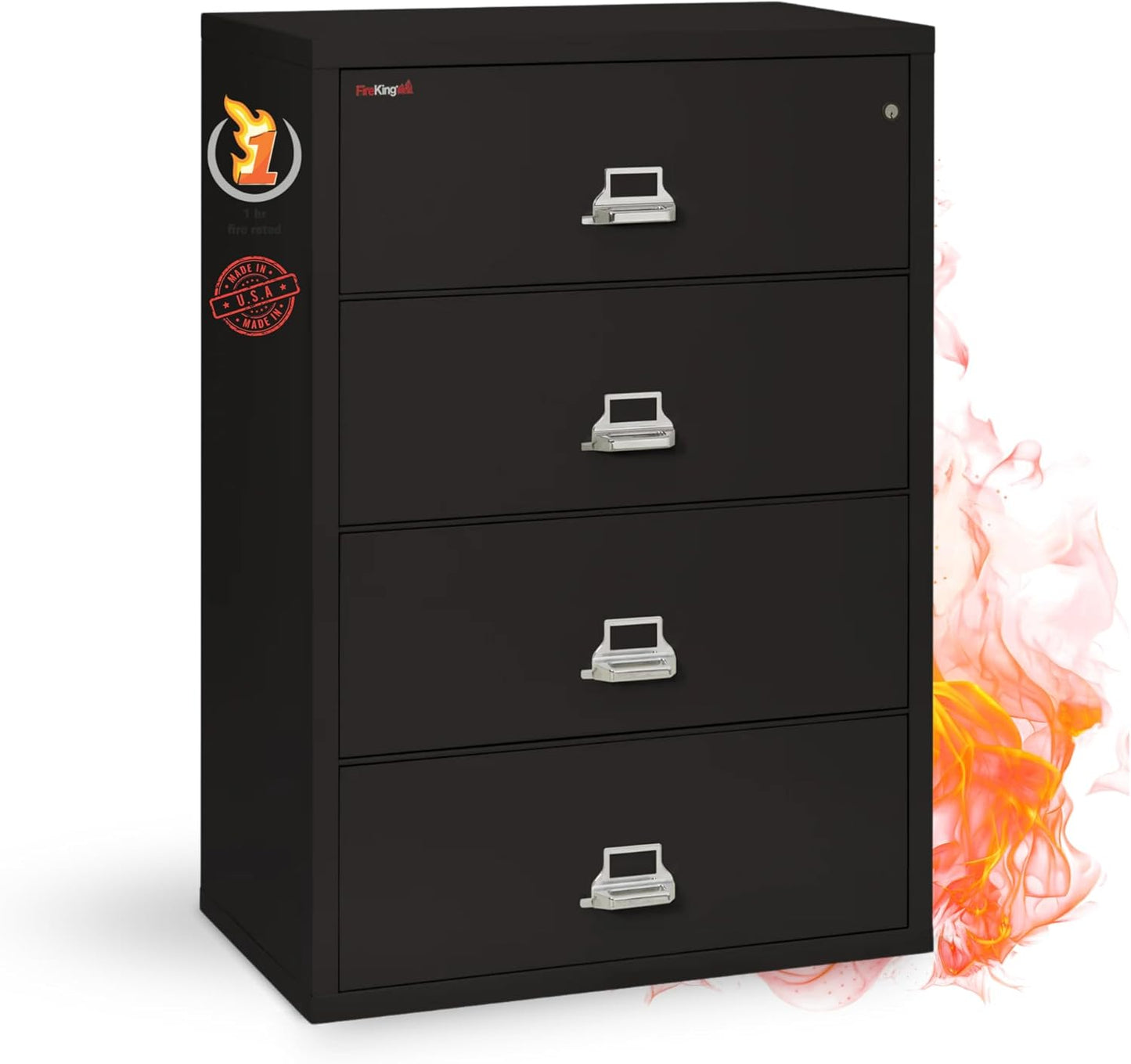 Fireking Fireproof Lateral File Cabinet (4 Drawers