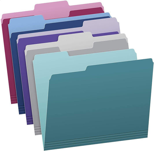 Pendaflex Two-Tone Letter File Folders,