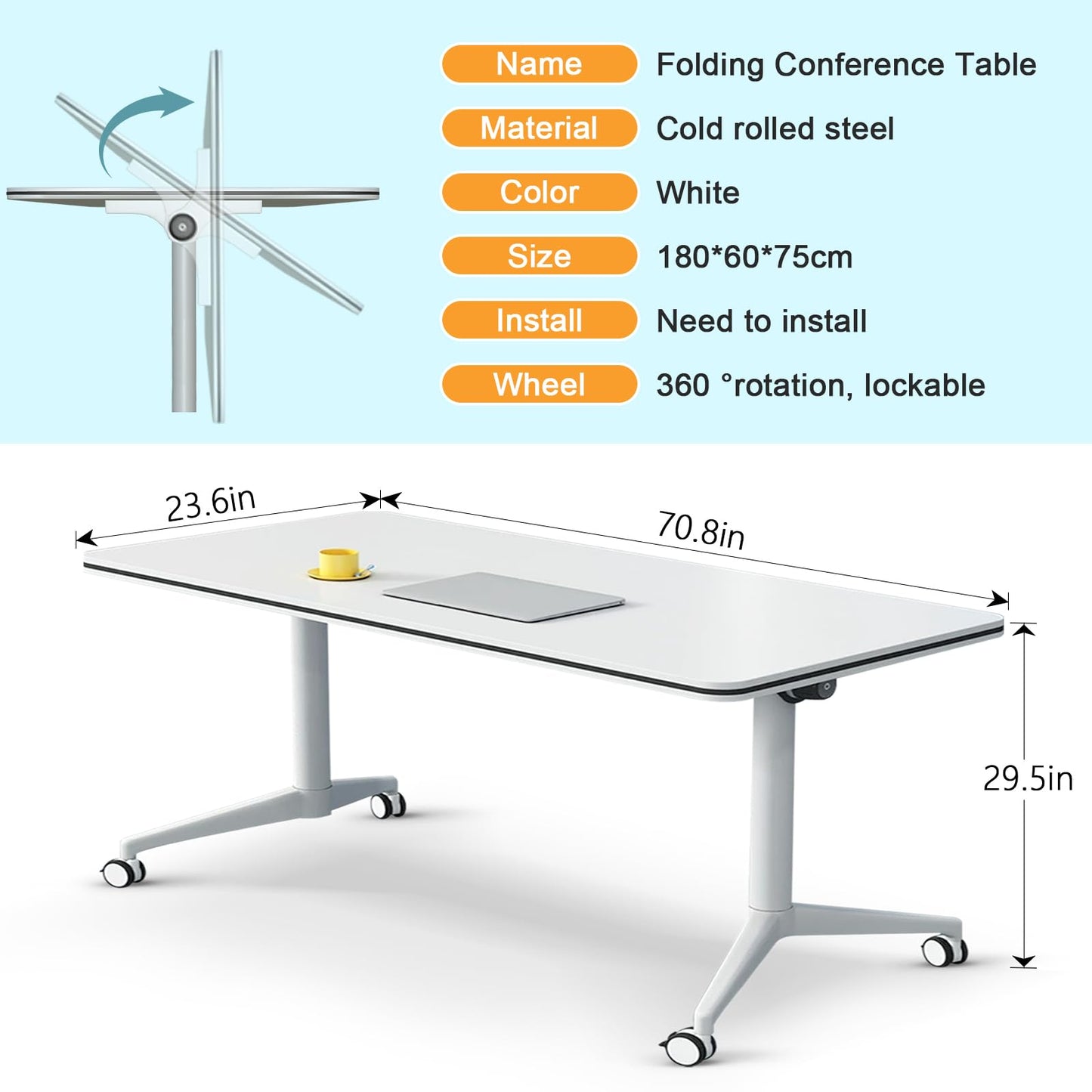 Foldable Conference Table
