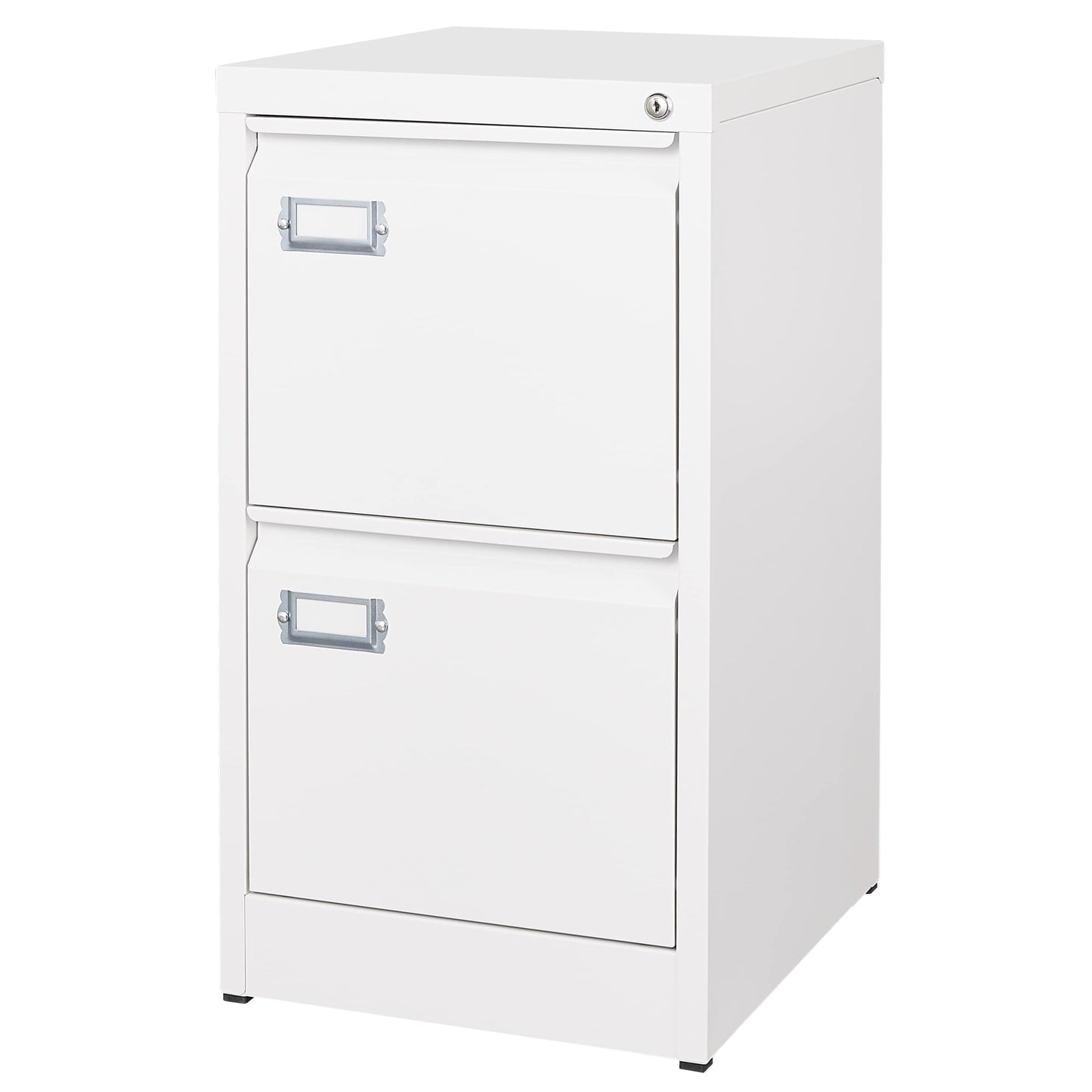 2-Drawer Vertical Locking File Cabinet, Steel, Letter Size