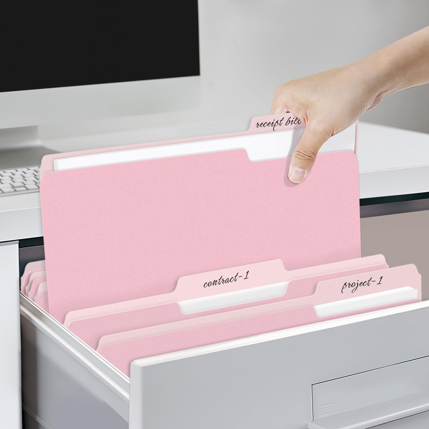 SUNEE File Folders, 30 Pack Manilla Folders 8.5 x 11