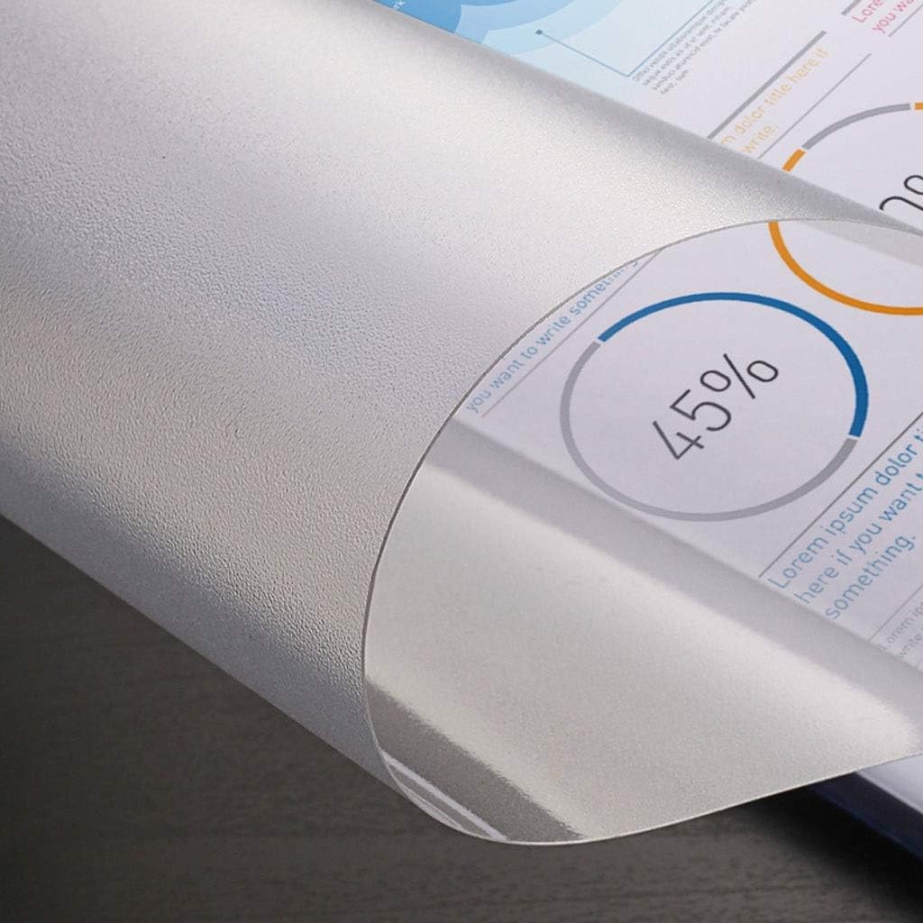 100-Pack Clear Sliding Bar A4 Report/Resume File Folders