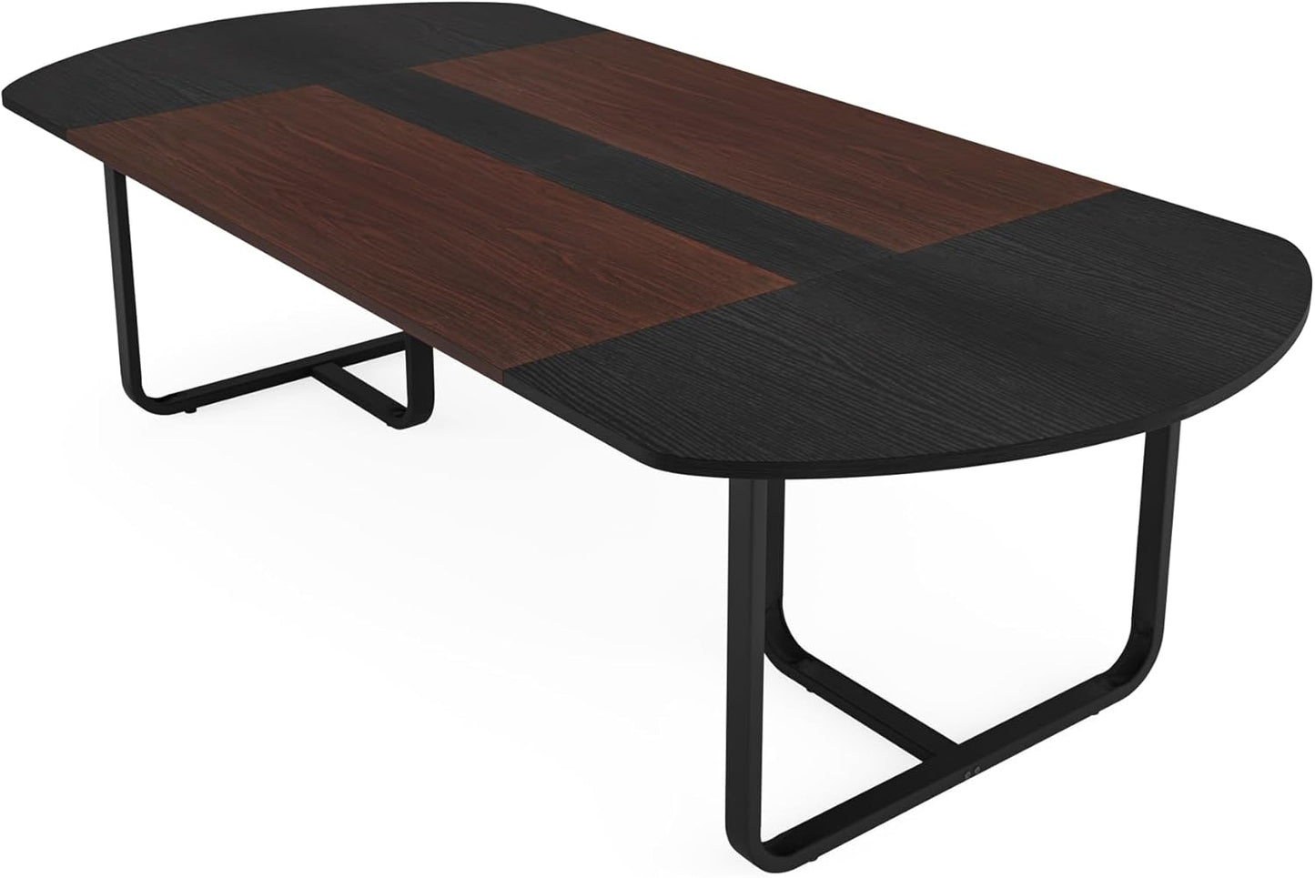 Tribesigns 6FT Oval Conference Table,  Curved Meeting Tables