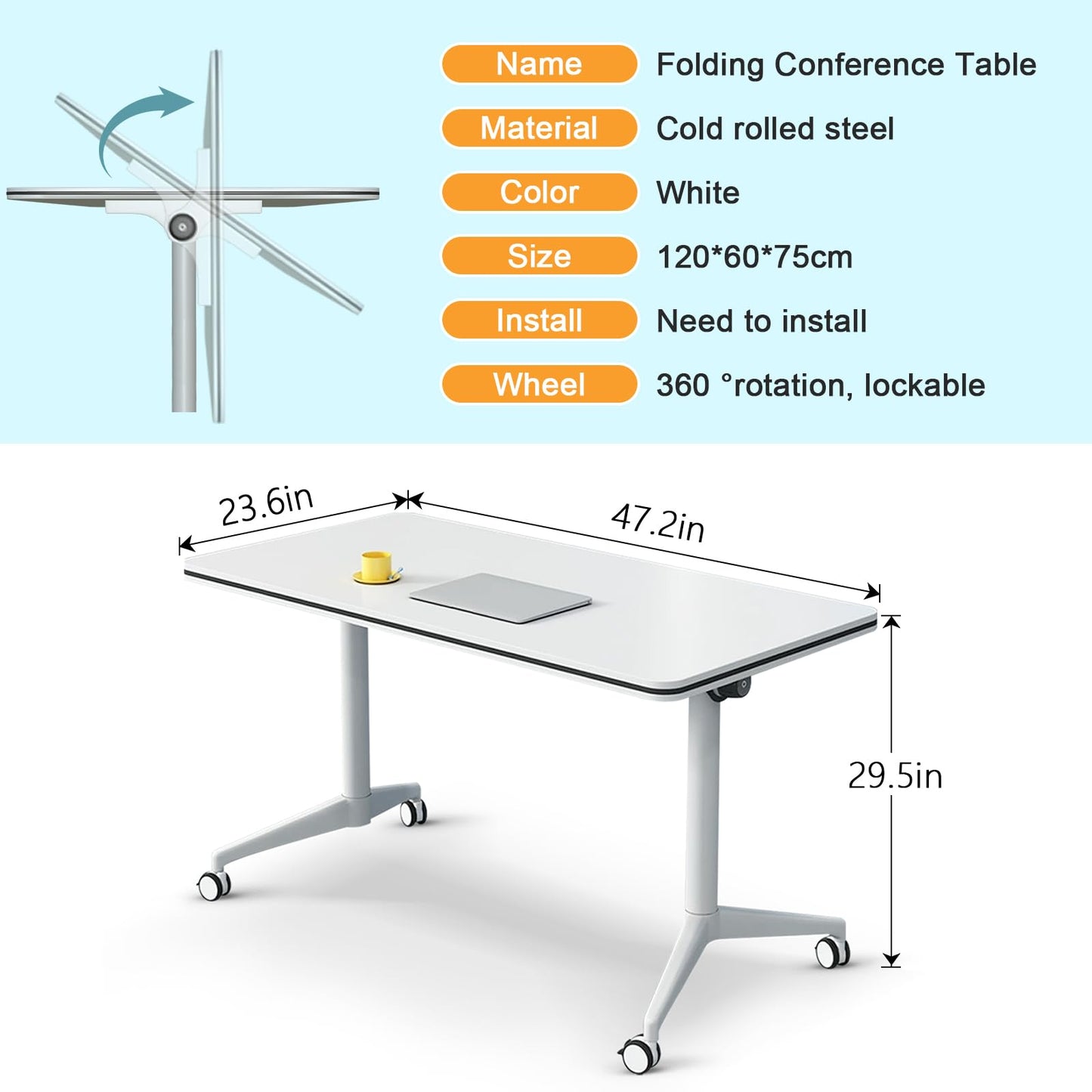 Foldable Conference Table