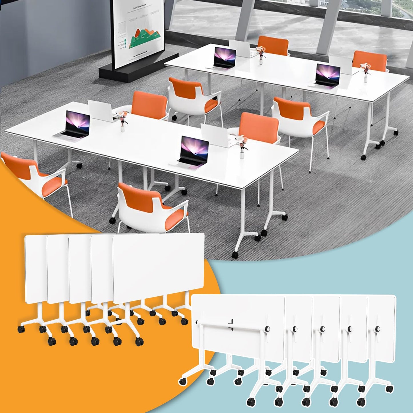Foldable Conference Table