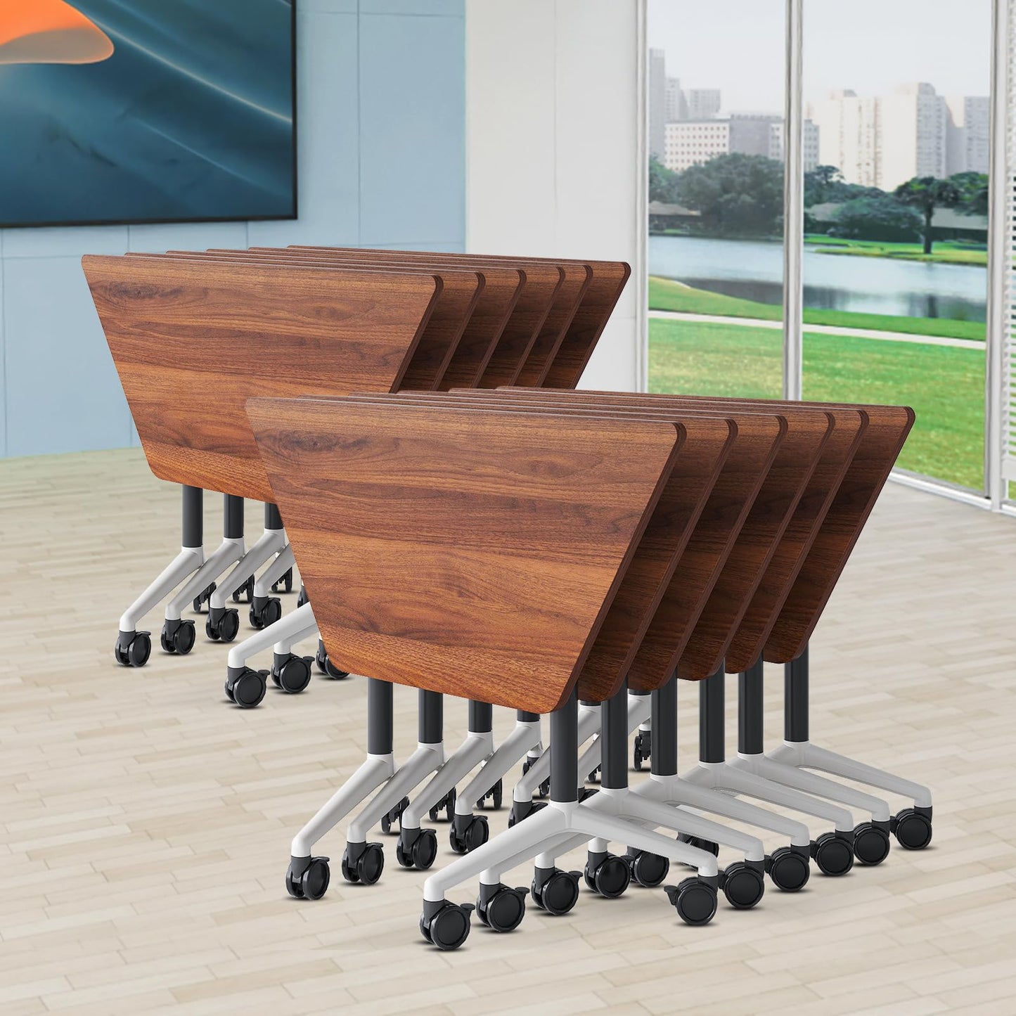 Mobile Folding Conference Table