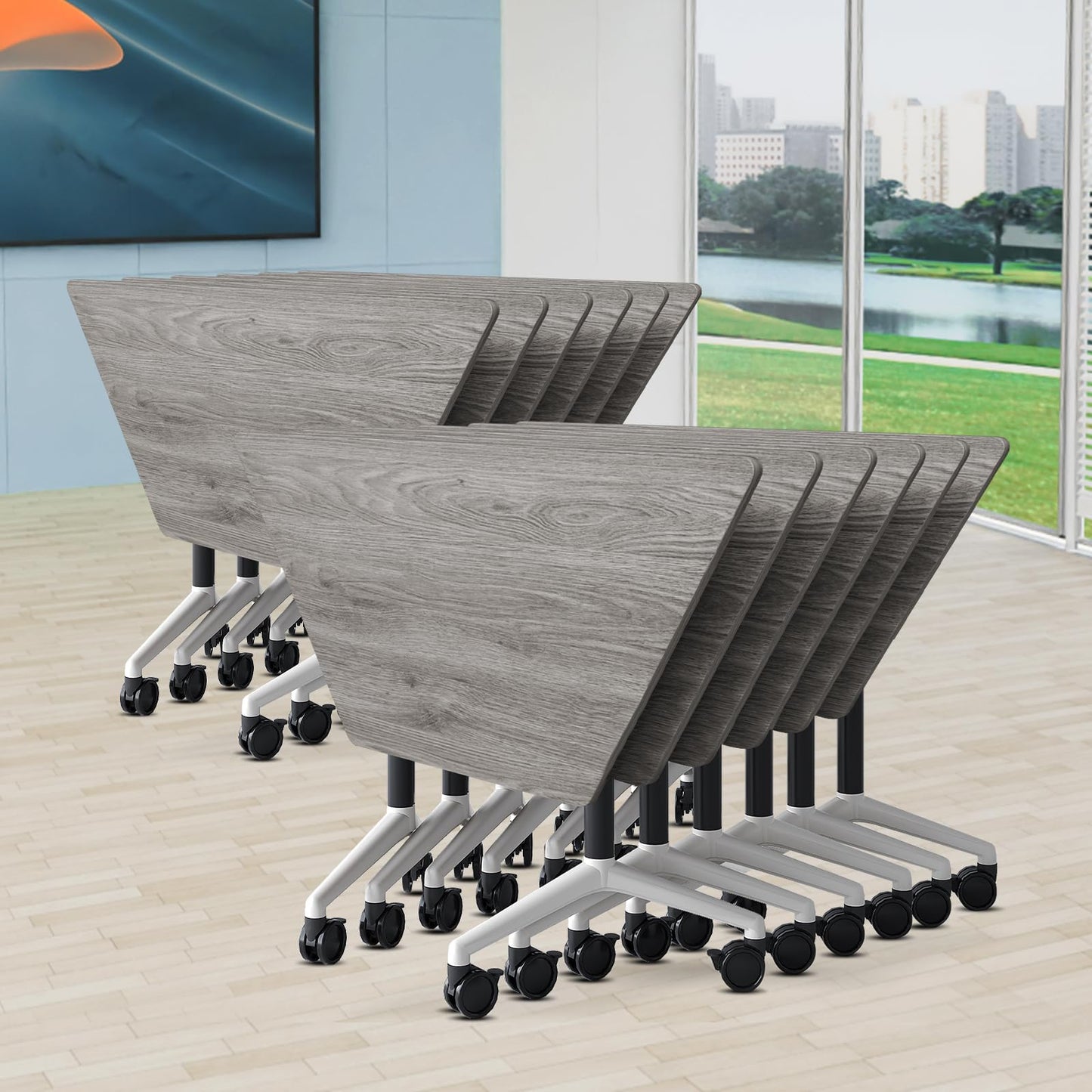 Mobile Folding Conference Table
