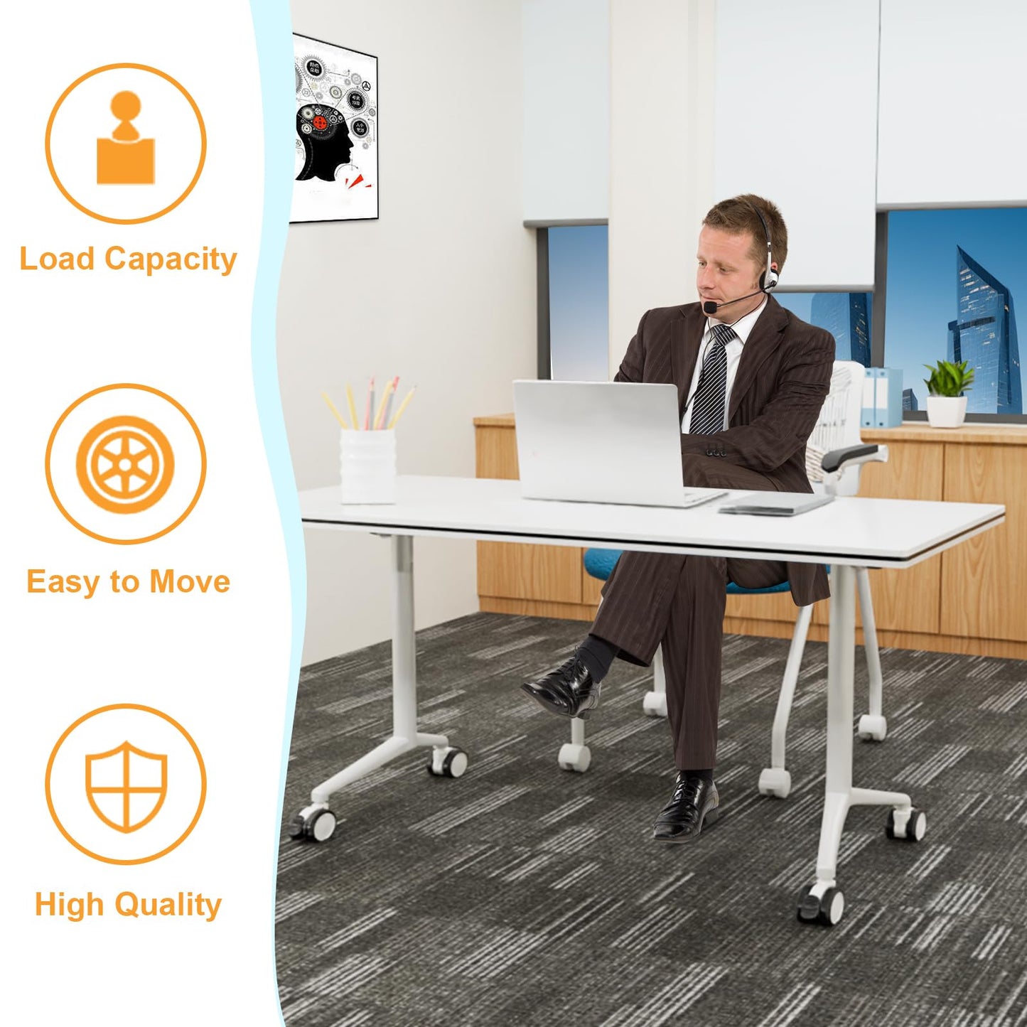 Foldable Conference Table