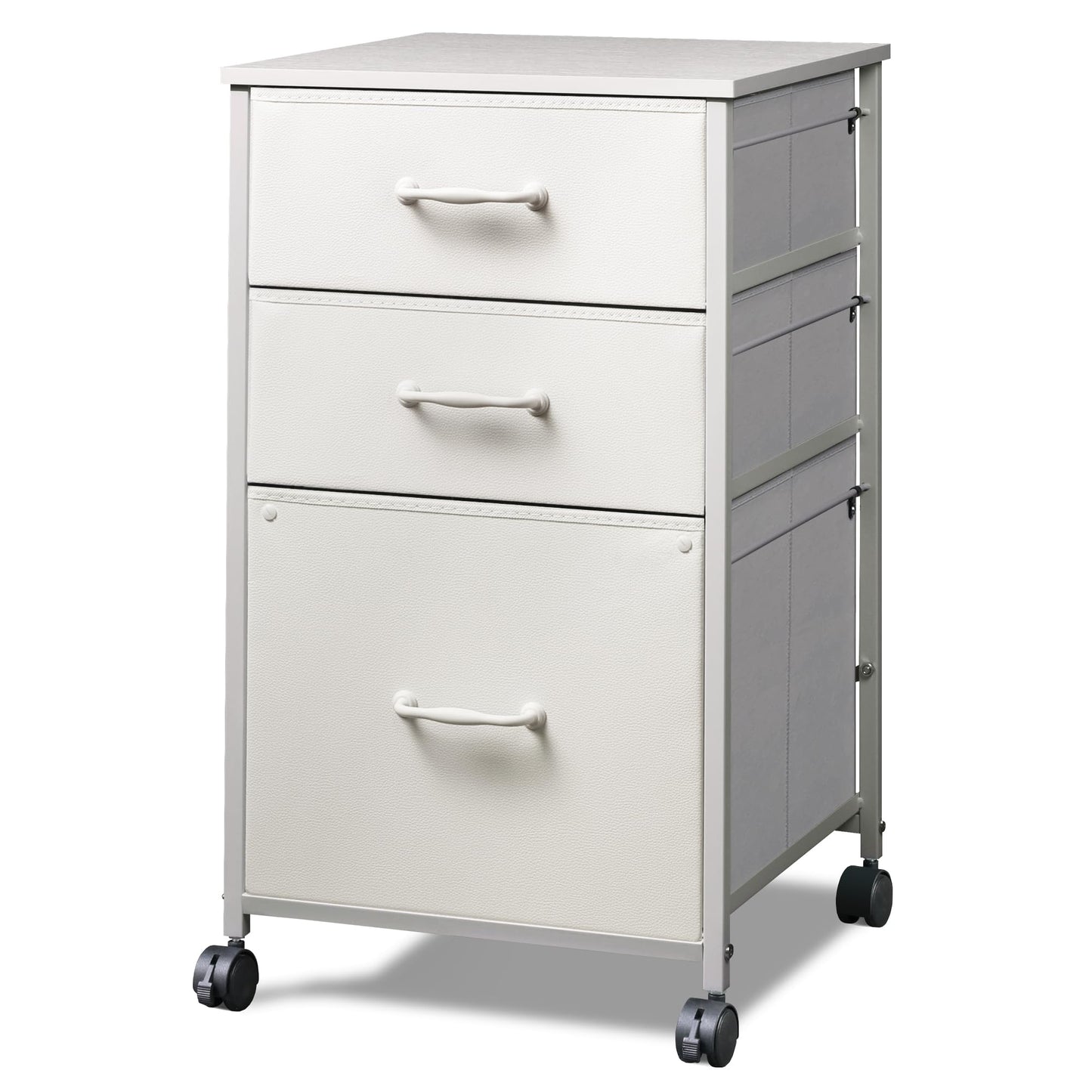 DEVAISE Mobile File Cabinet, Rolling Printer Stand with 3 Drawers
