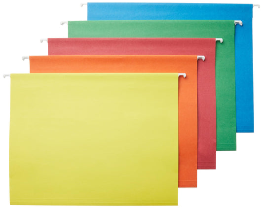 Amazon Basics Hanging File Folders, Letter, 25-Pack