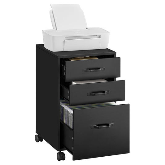 VASAGLE File Cabinet, 3 Drawers Filing Cabinet for Home Office