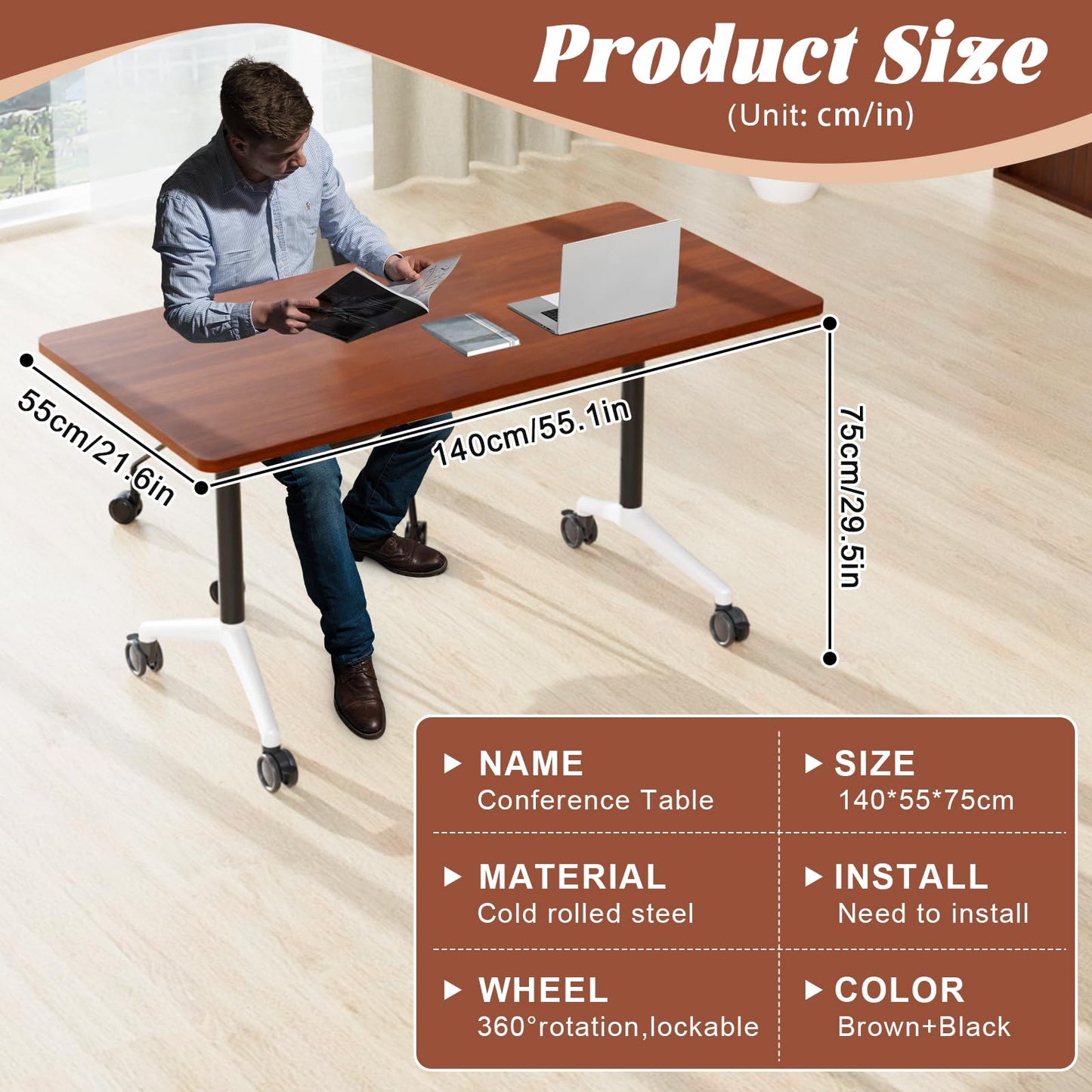 Foldable Conference Table