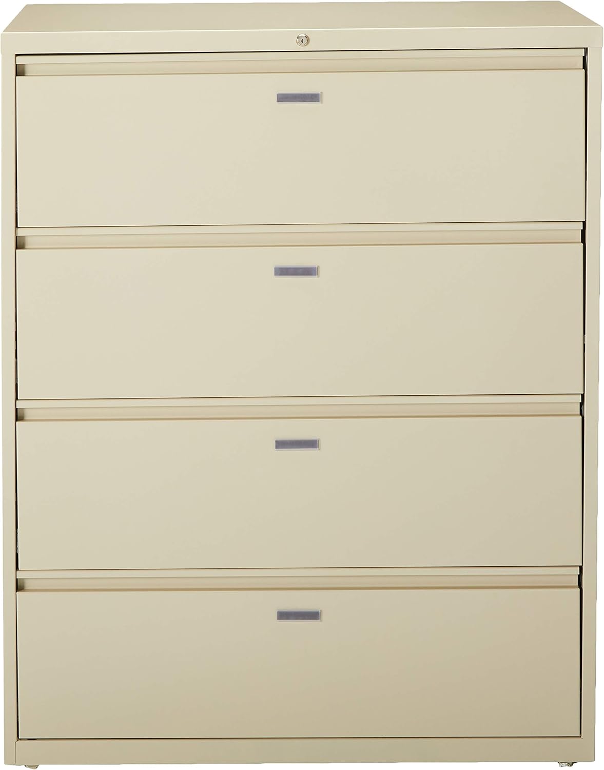 Lorell Fortress Locking Metal Lateral File Cabinet, 4-Drawer