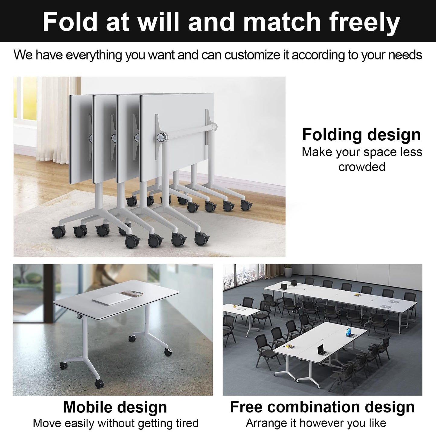 Flip-Top Conference Table