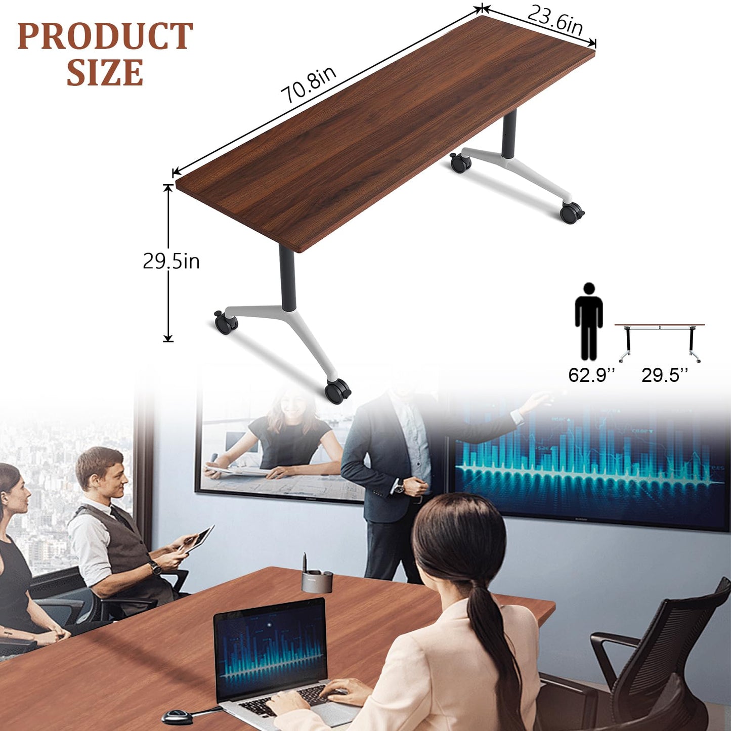 Mobile Folding Conference Table