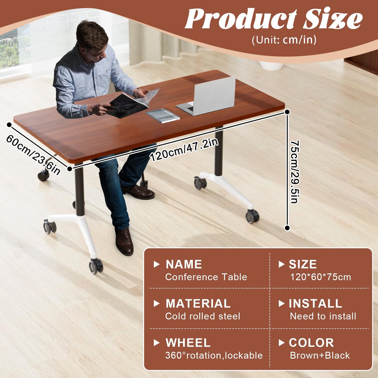 Foldable Conference Table