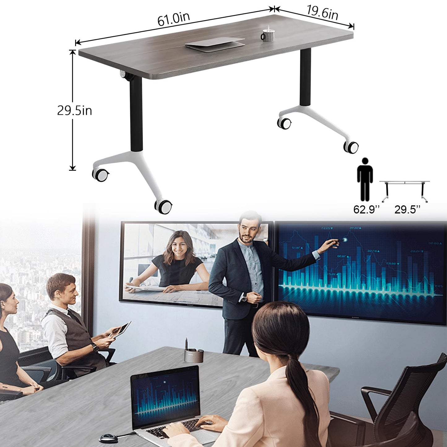 Mobile Folding Conference Table